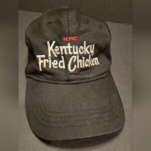 Kentucky Fried Chicken KFC Black Strapback Streetwear Hat Employee Adjustable